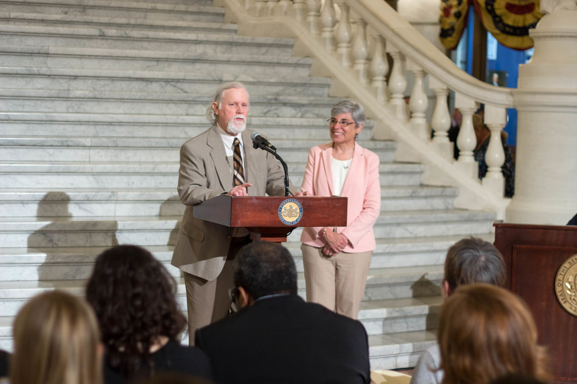 David Gates (PHLP) and Susan Tachau (PATF)