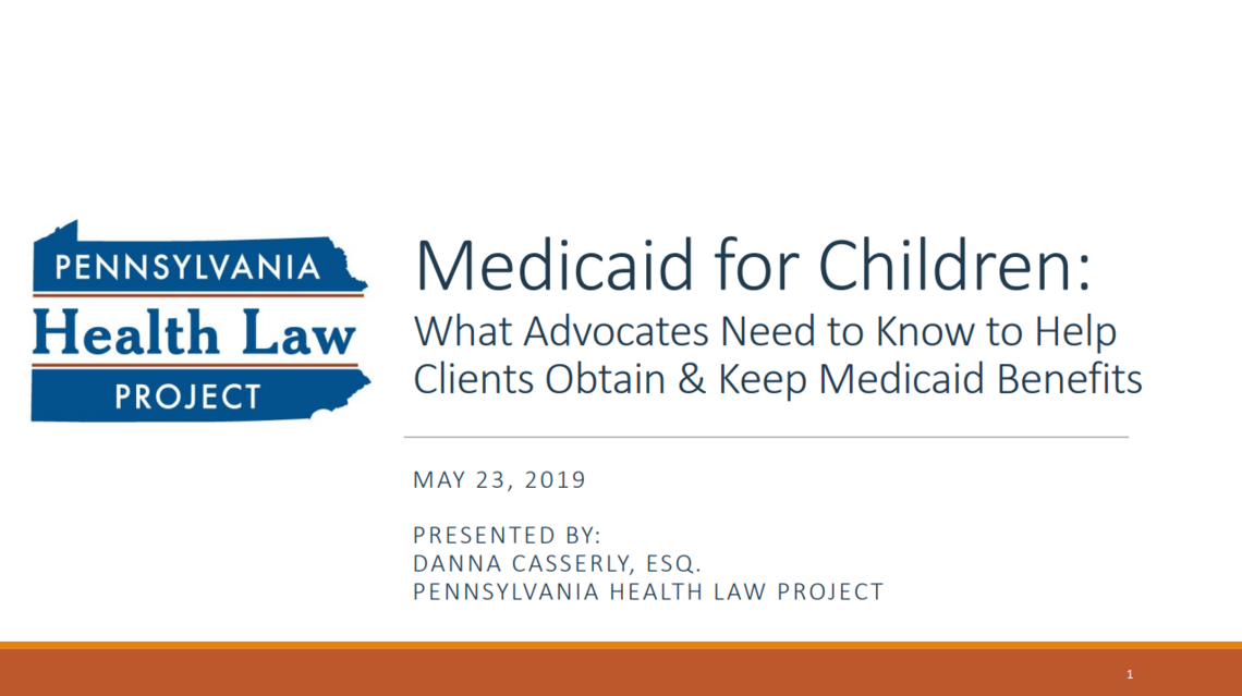 medicaid for children ppt slides thumbnail