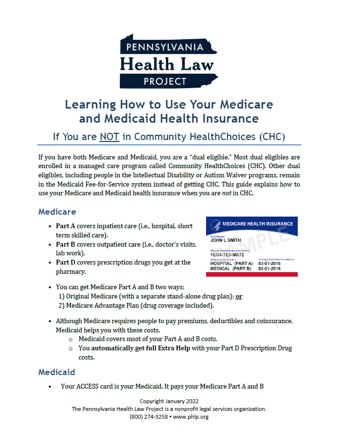 learning how to use your medicare and medicaid health insurance chc version thumbnail