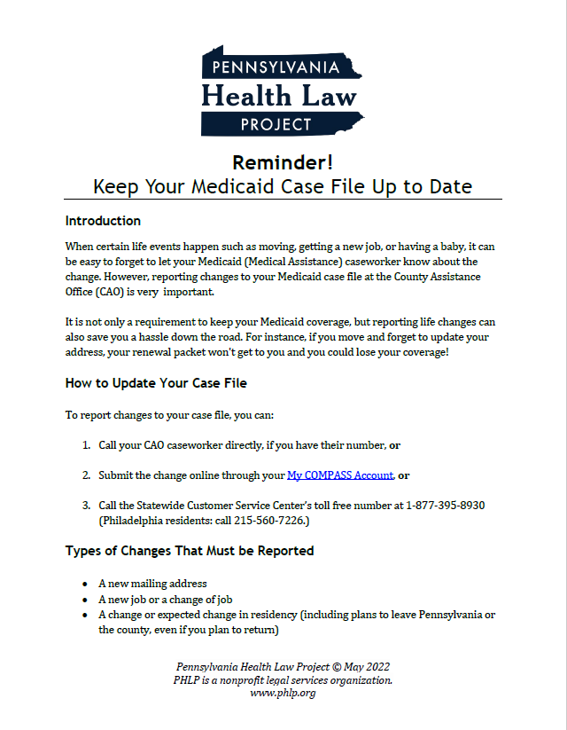 remember keep medicaid case file up to date thumbnail