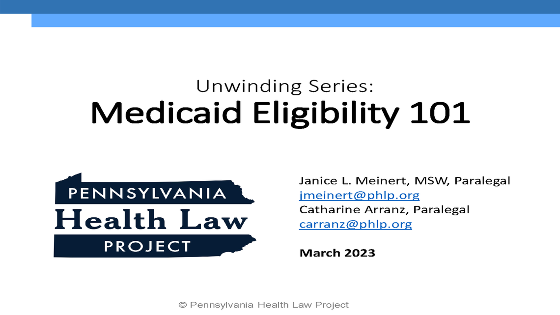 medicaid eligibility 101 03 28 2023 final page 01